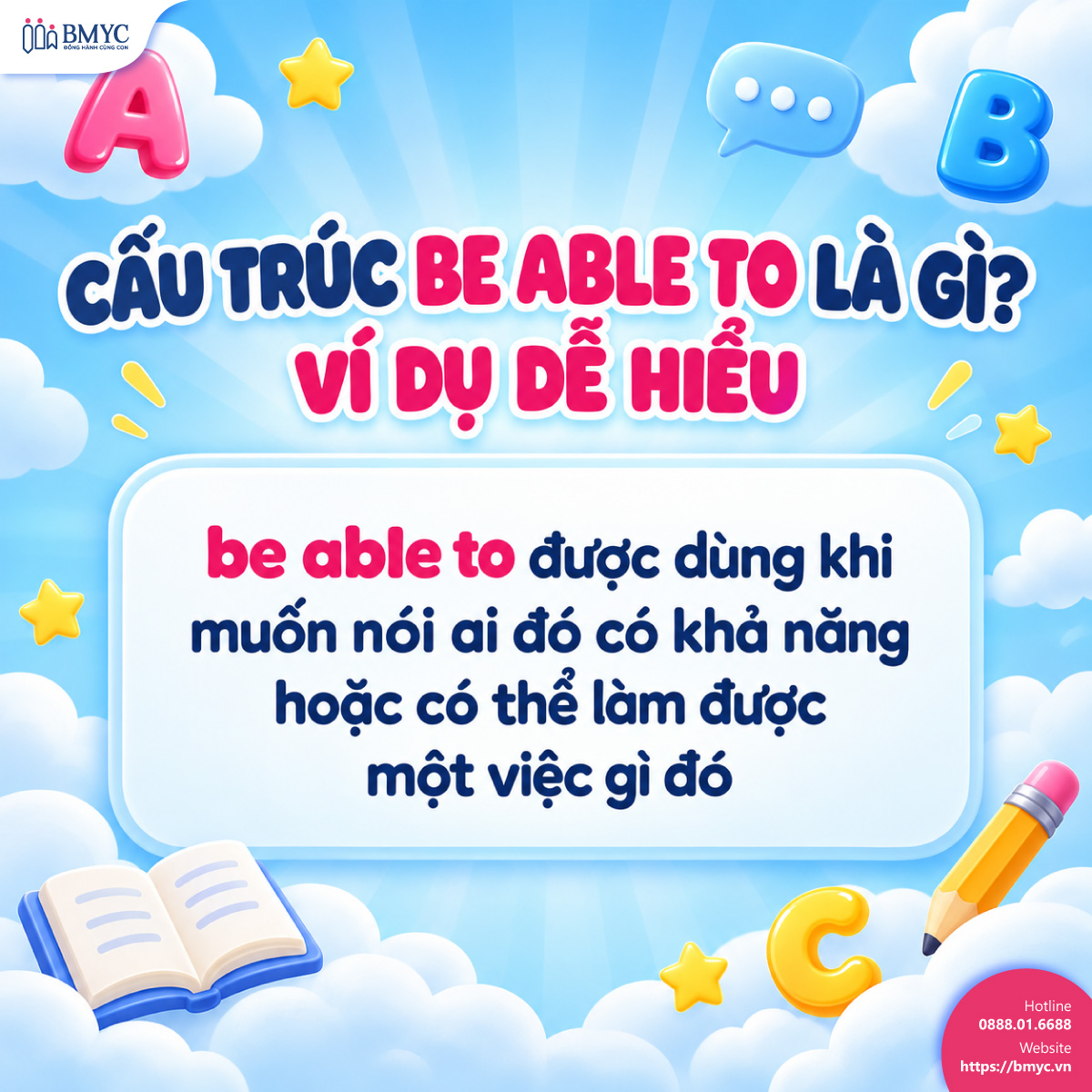 Cấu trúc Be able to là gì? Ví dụ dễ hiểu