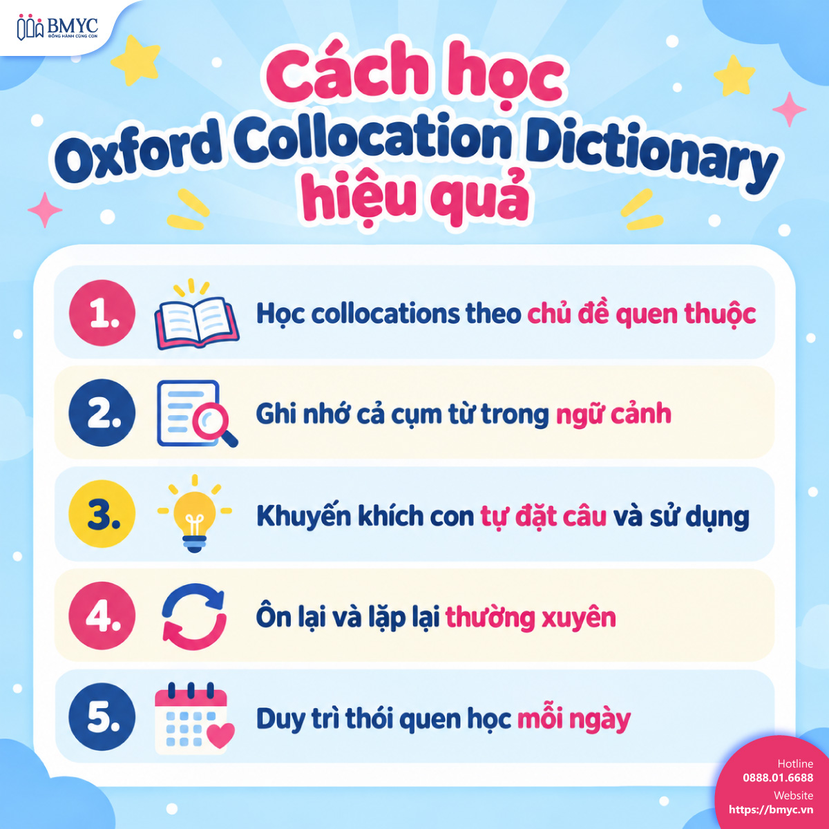 Cách học Oxford Collocation Dictionary hiệu quả
