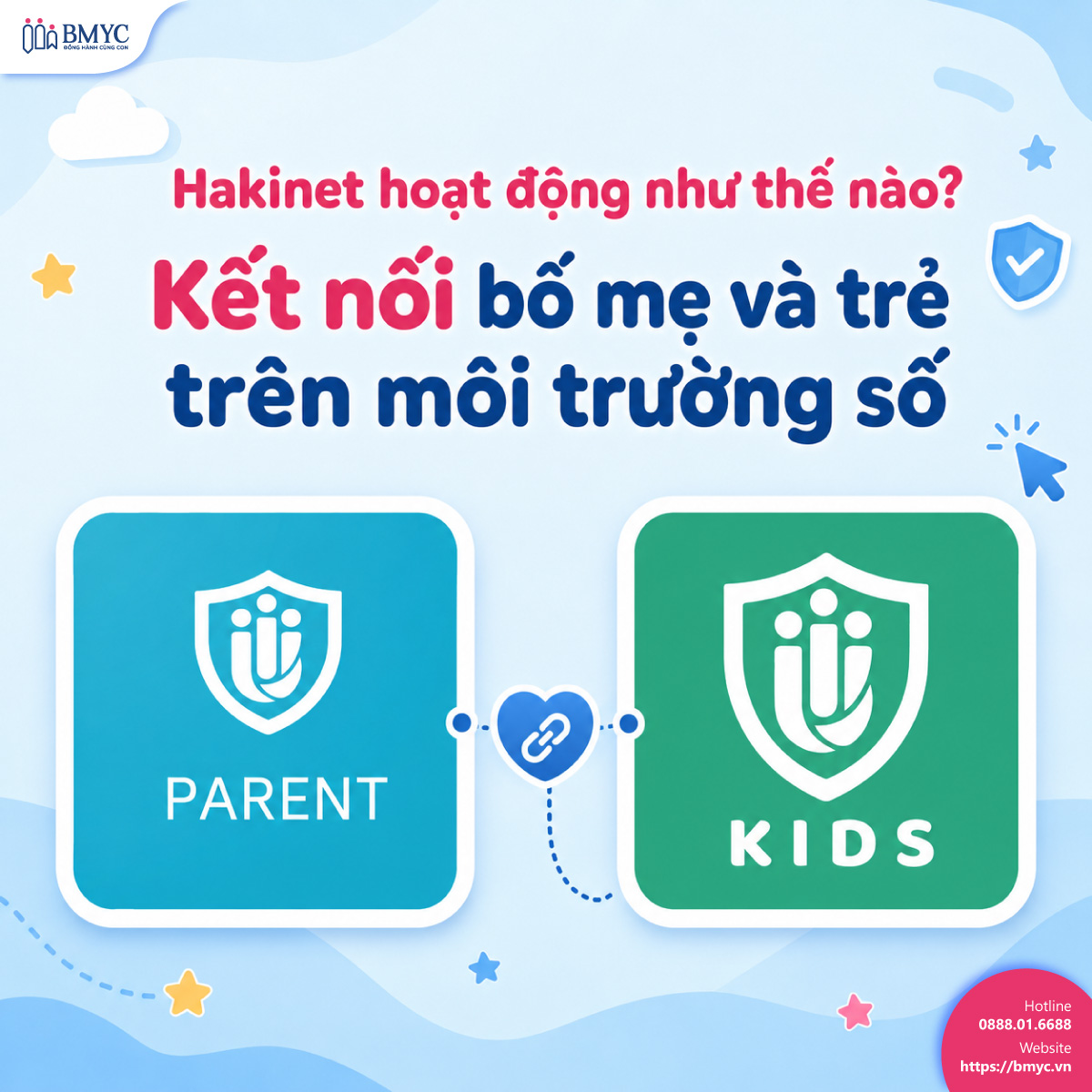 Hakinet hoạt động như thế nào? Kết nối bố mẹ và trẻ trên môi trường số