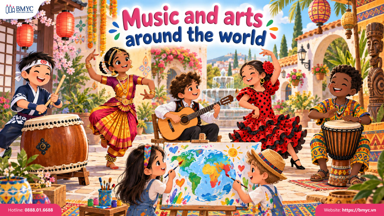Music and arts around the world