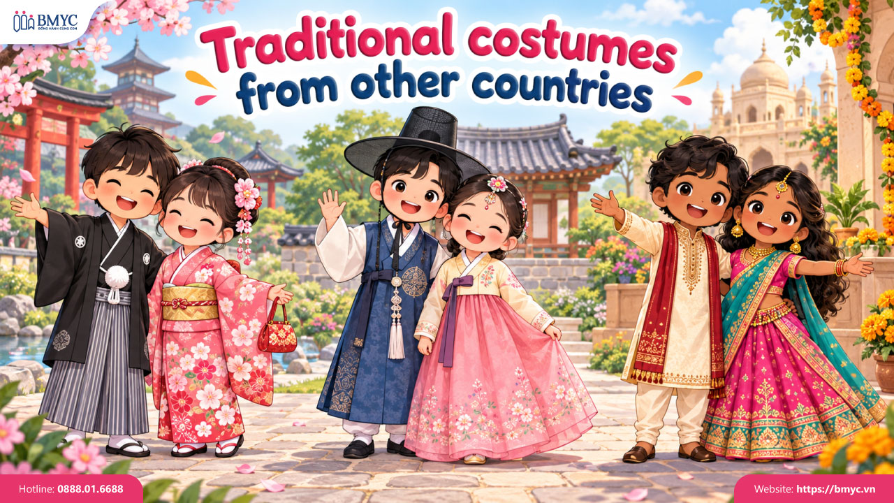Traditional costumes from other countries