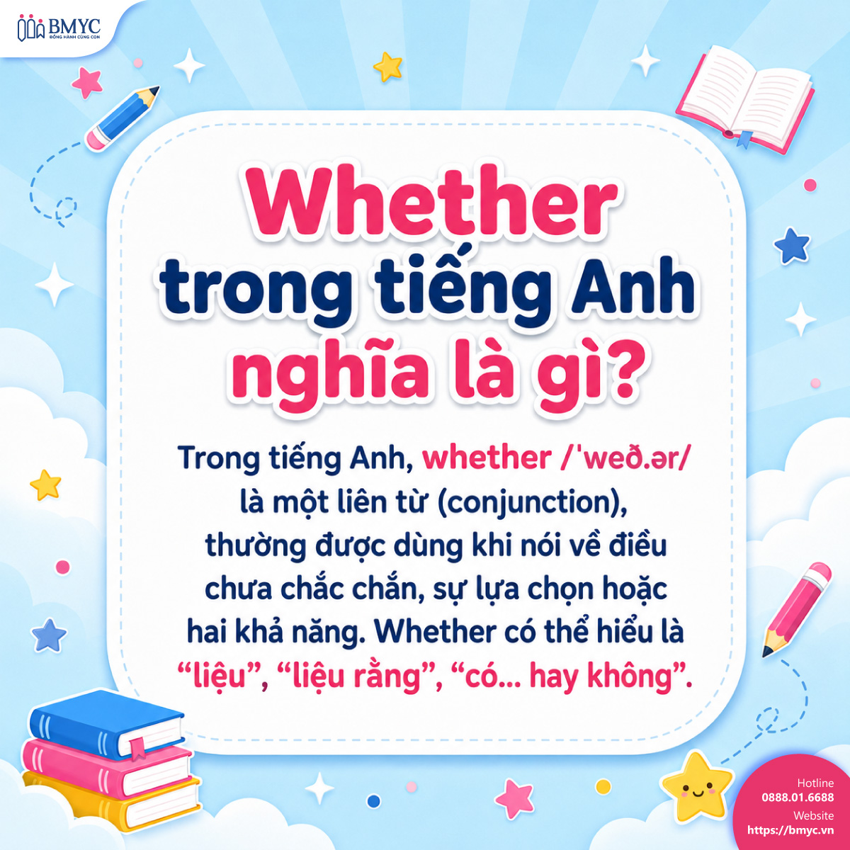Whether trong tiếng Anh nghĩa là gì?