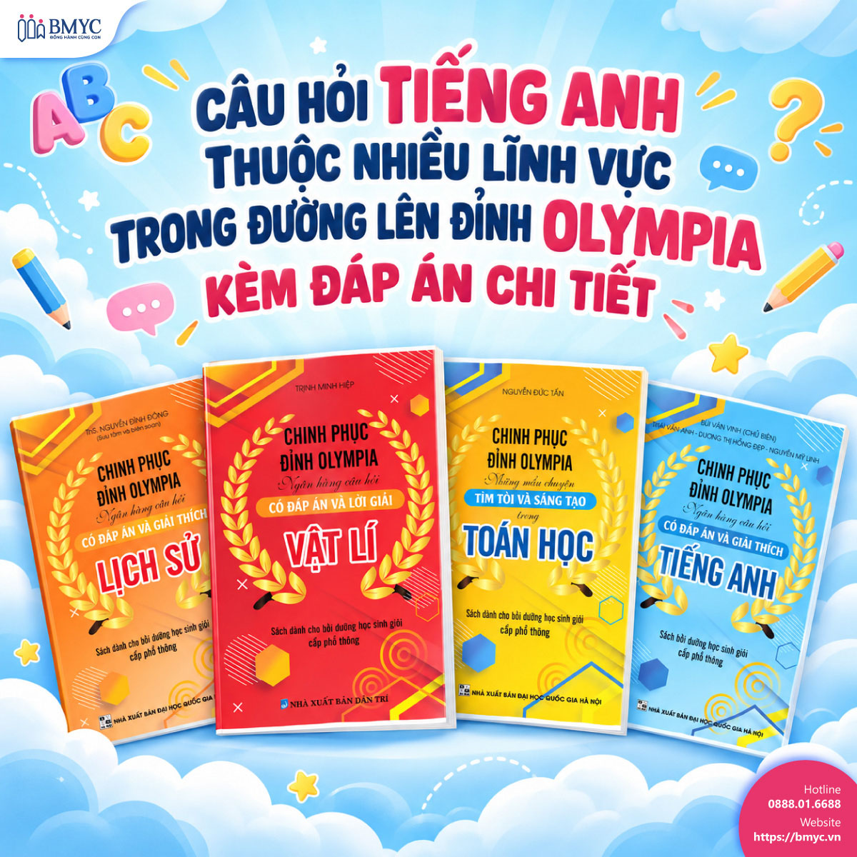 Câu hỏi tiếng Anh thuộc nhiều lĩnh vực trong Đường lên đỉnh Olympia kèm đáp án chi tiết