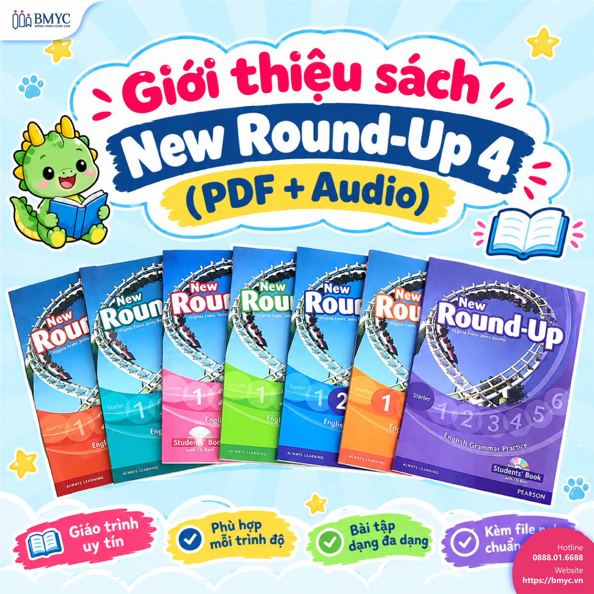 Giới thiệu sách New Round-Up 4 (PDF + Audio)